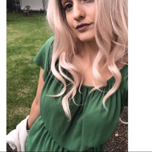 Current/Elliott Tops - Nordstrom green scallop shirt